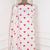 Cotton White Unstitched Suit